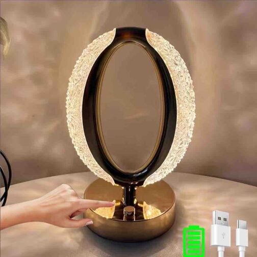 3 Mode Rechargable Crystal LED Lamp - Image 3