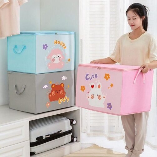 Large Capacity Printed Quilt Storage Bag (Imported) - Image 3