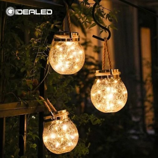 Solar Hanging Rechargable LED Jar (Imported) - Image 6