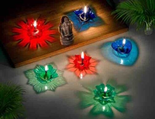 12 Pcs Shadow Oil Diya (Indian) - Image 5