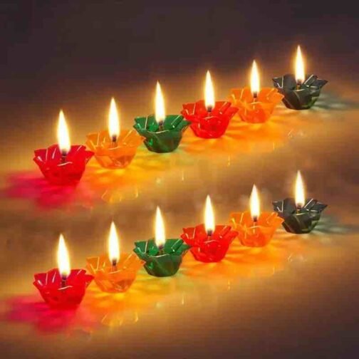 12 Pcs Shadow Oil Diya (Indian) - Image 3